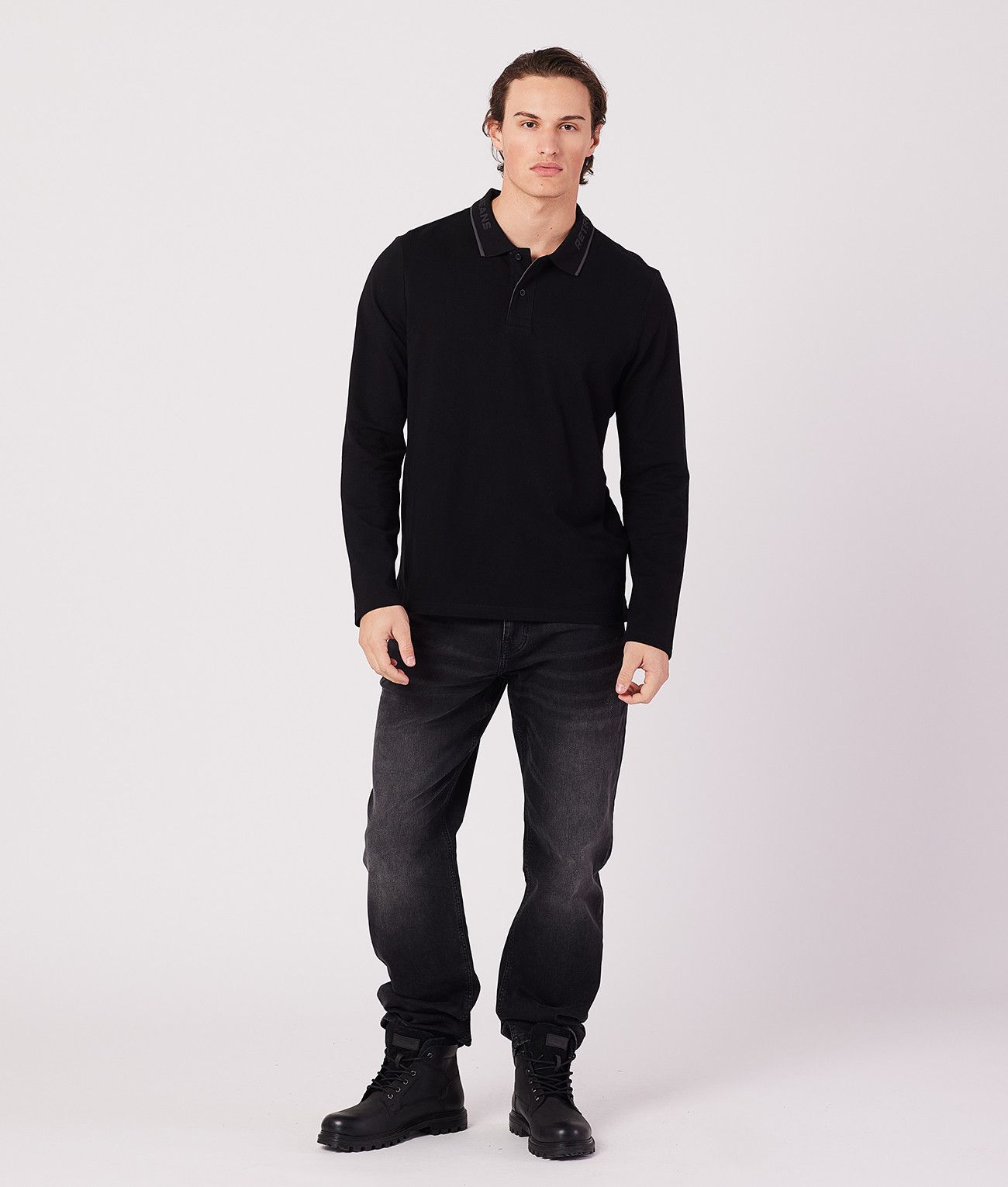 DEPA LONG POLO, BLACK