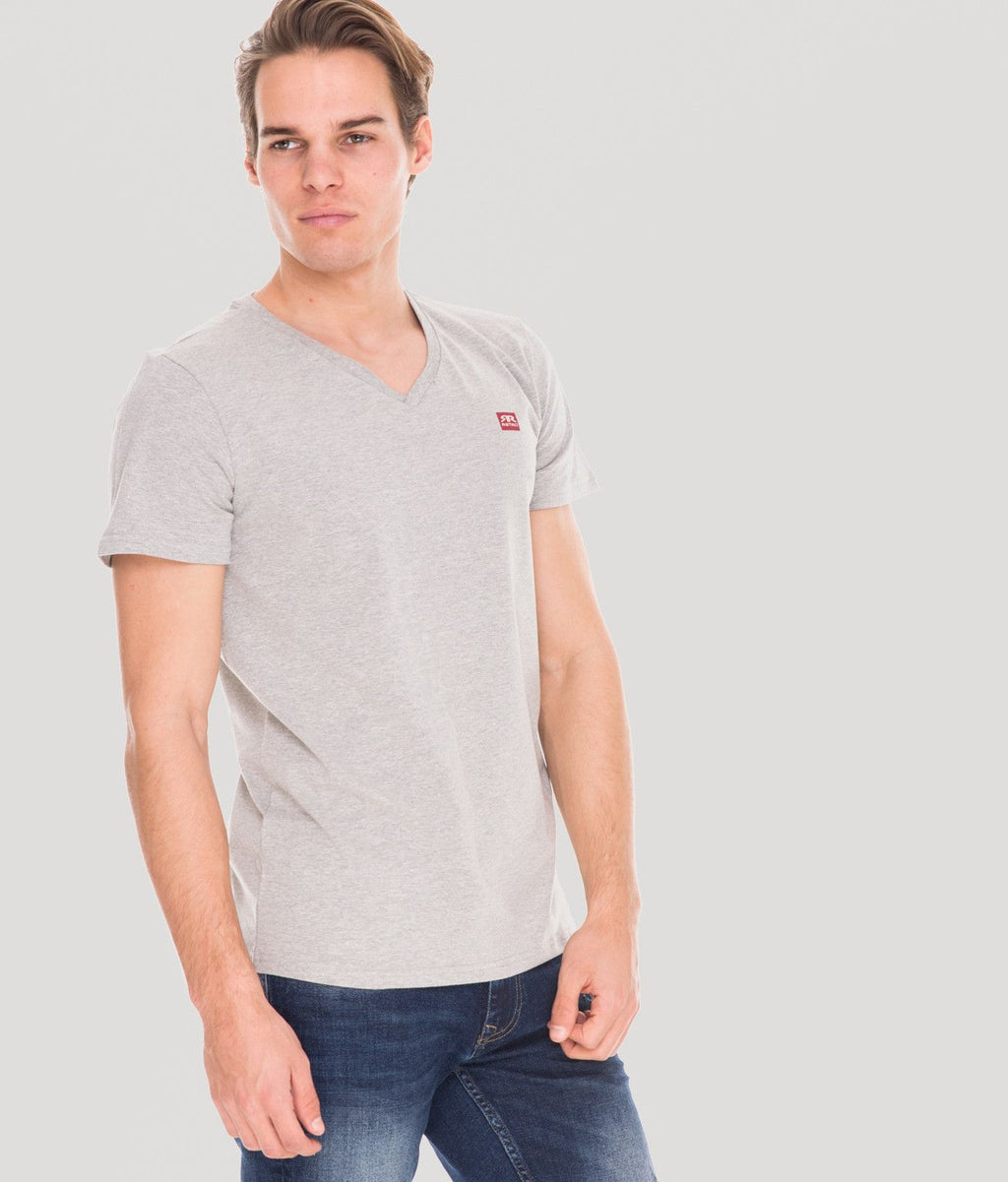 EDDIE T-SHIRT, GREY MELANGE