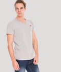 EDDIE T-SHIRT, GREY MELANGE