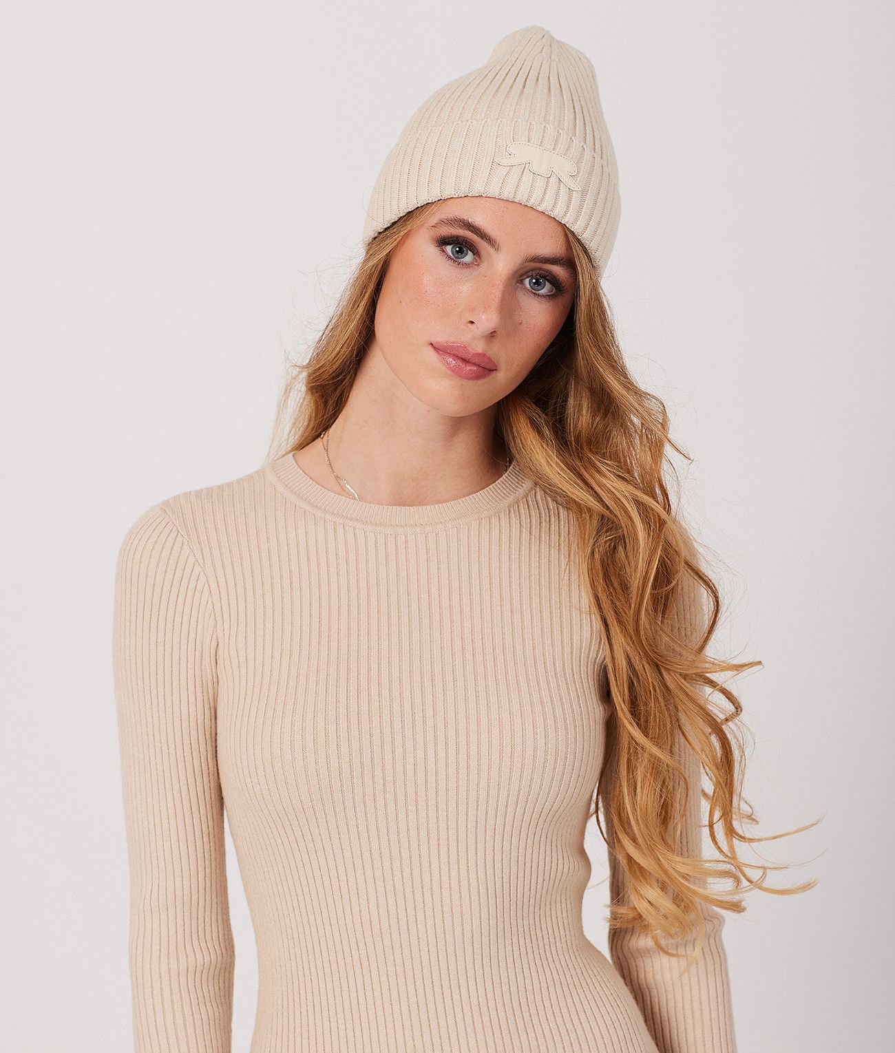 KISSA DRESS, BEIGE