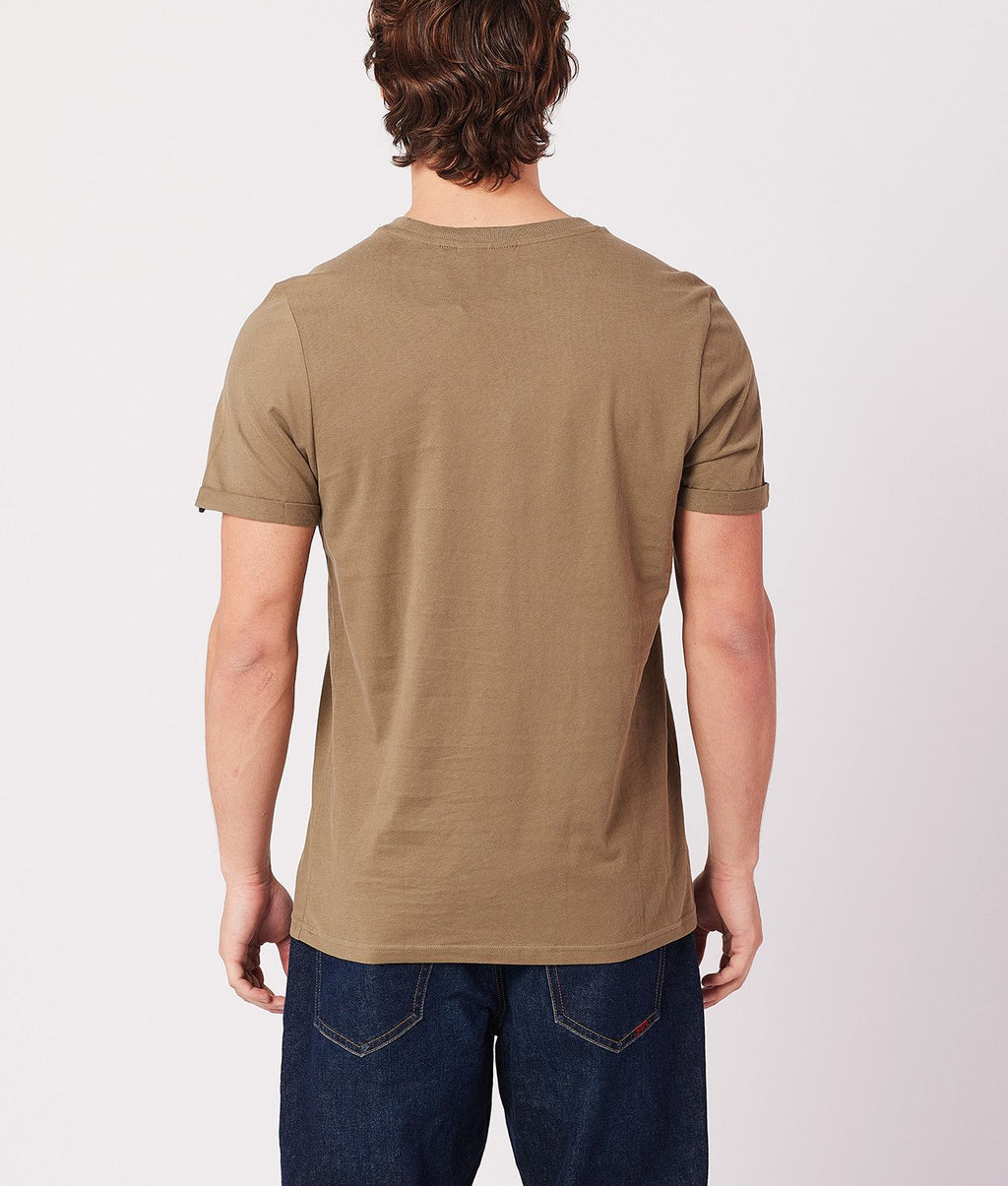 NATE T-SHIRT, KHAKI