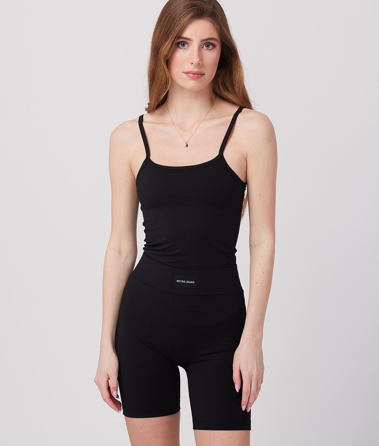 SASA NŐI BICIKLIS LEGGINGS, FEKETE