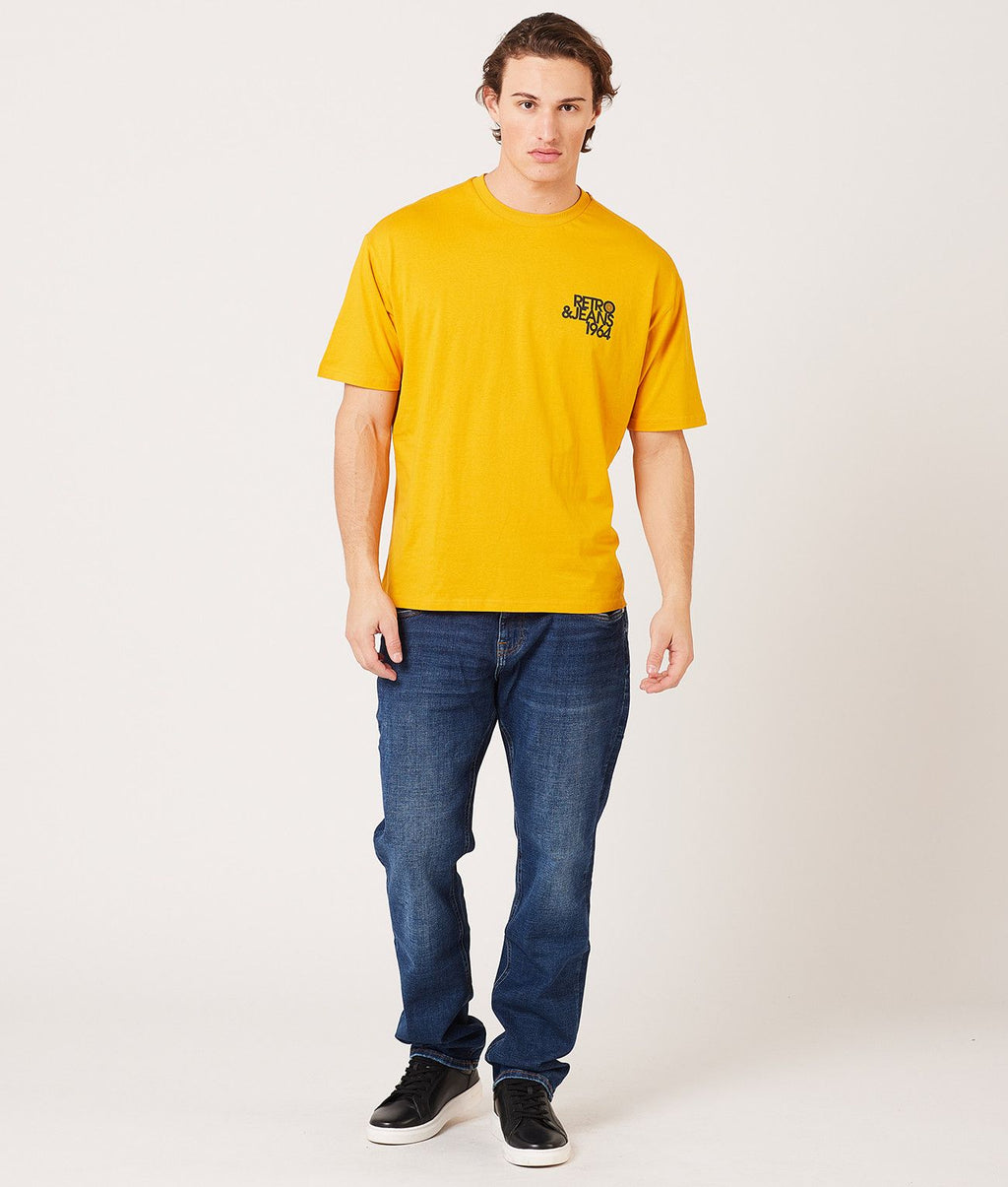 LUCAS T-SHIRT, YELLOW
