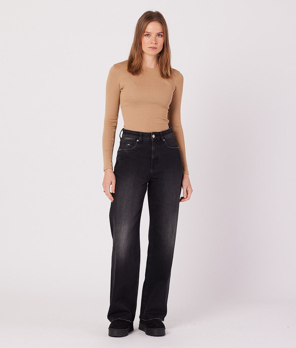 KYRA L.S.TOP, BEIGE
