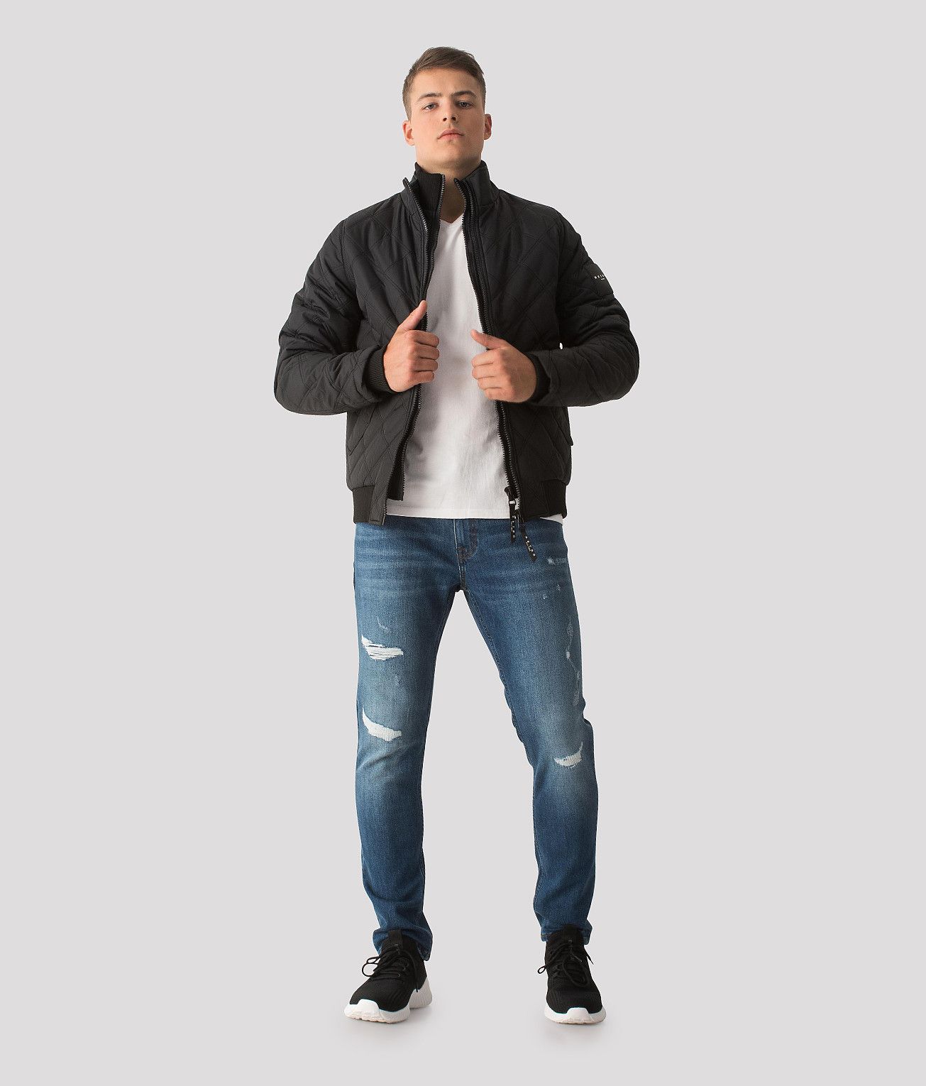 GALANGAL FÉRFI DZSEKI, FEKETE