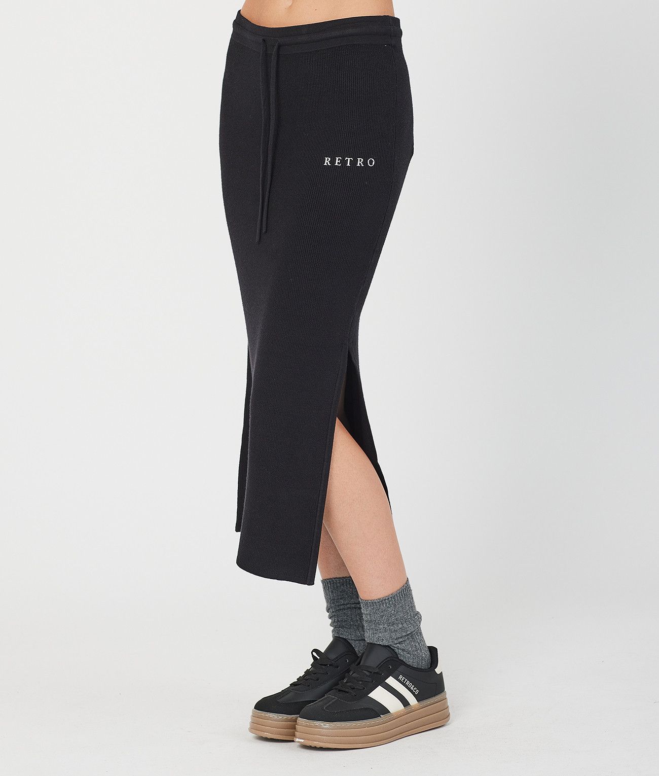 DIANA SKIRT, BLACK