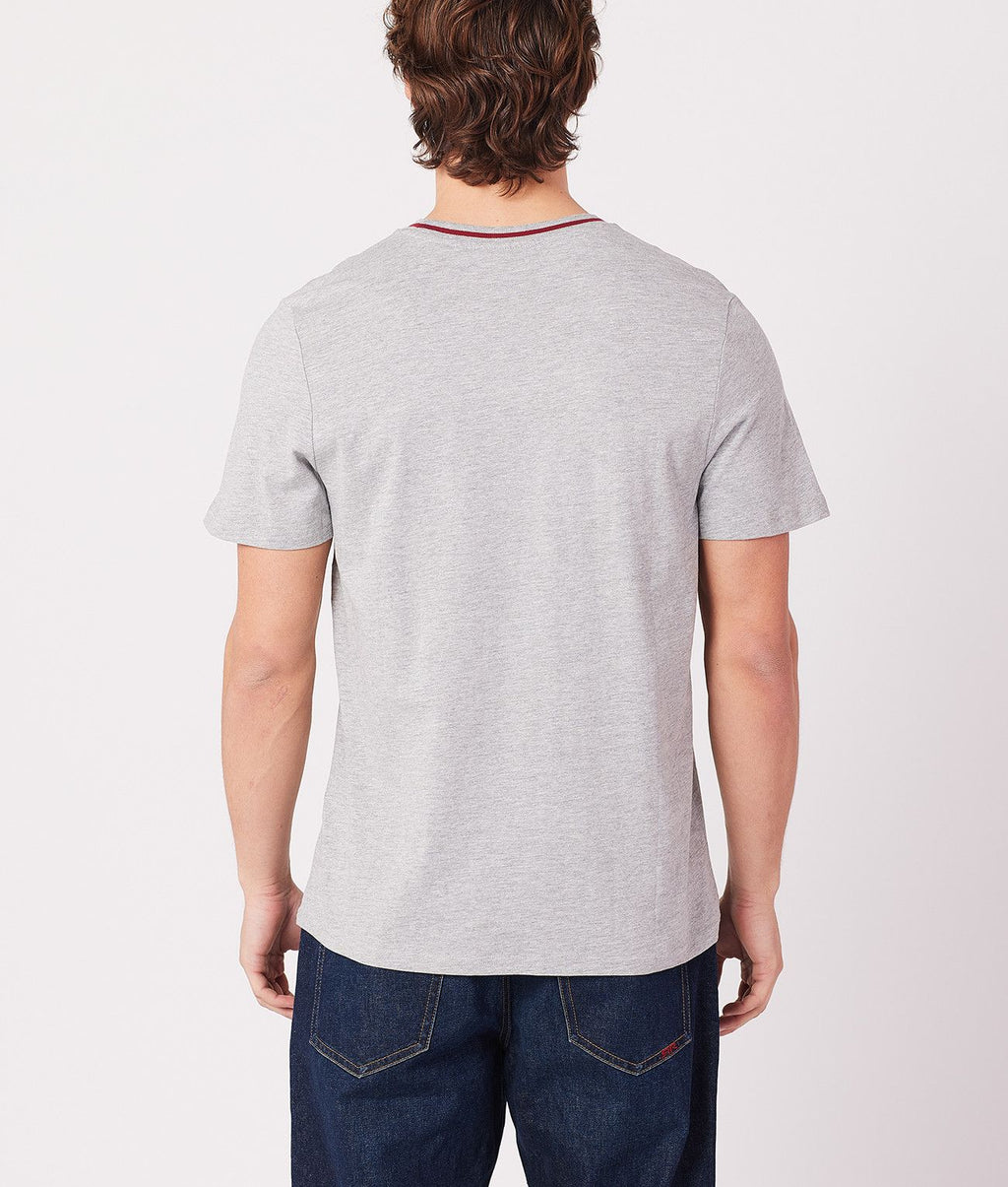 DENNIS T-SHIRT, GREY MELANGE