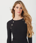 KISSA SWEATER, BLACK