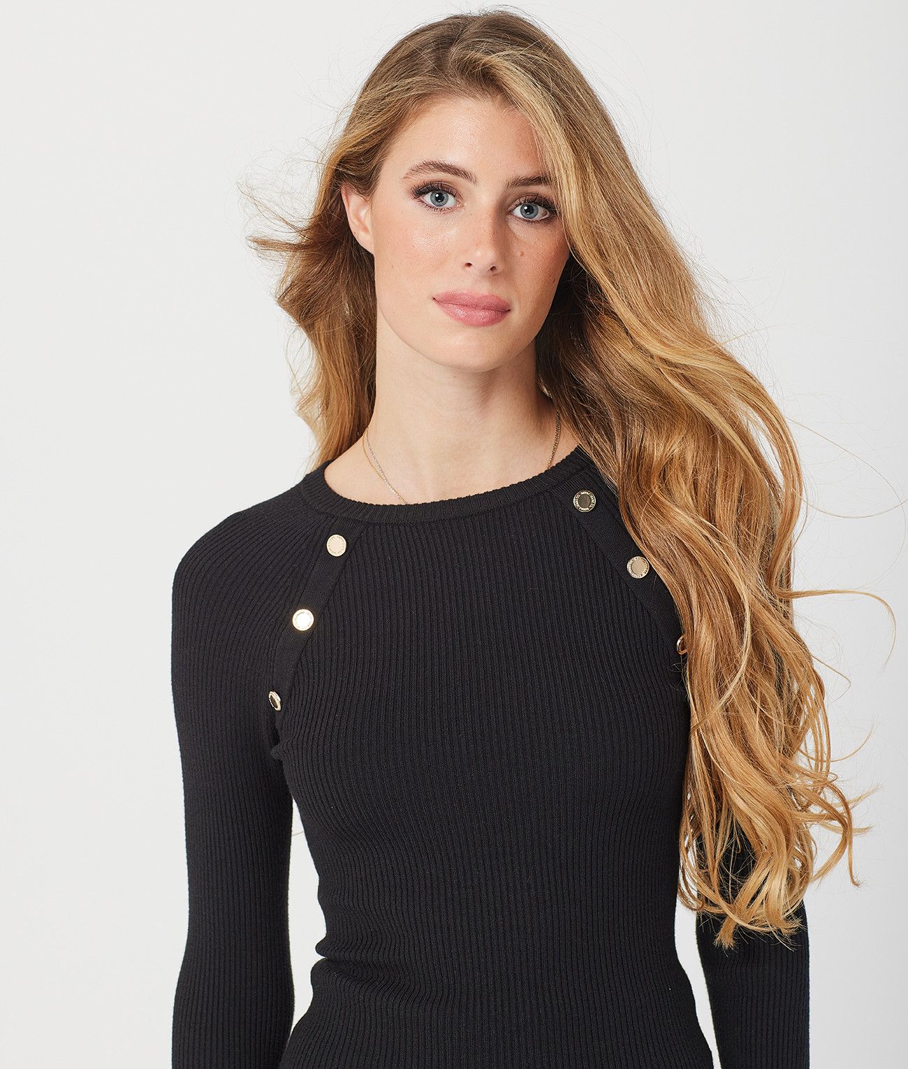 KISSA SWEATER, BLACK