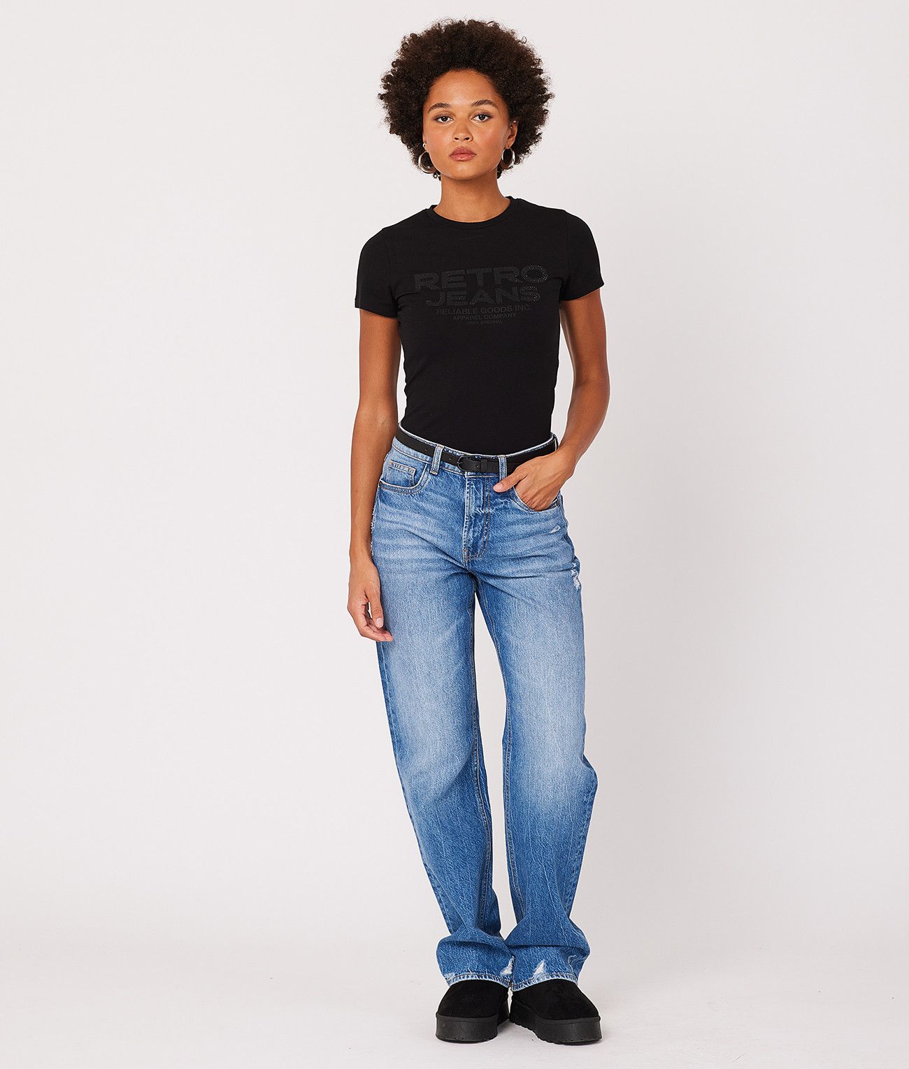 ANNIE T-SHIRT, BLACK