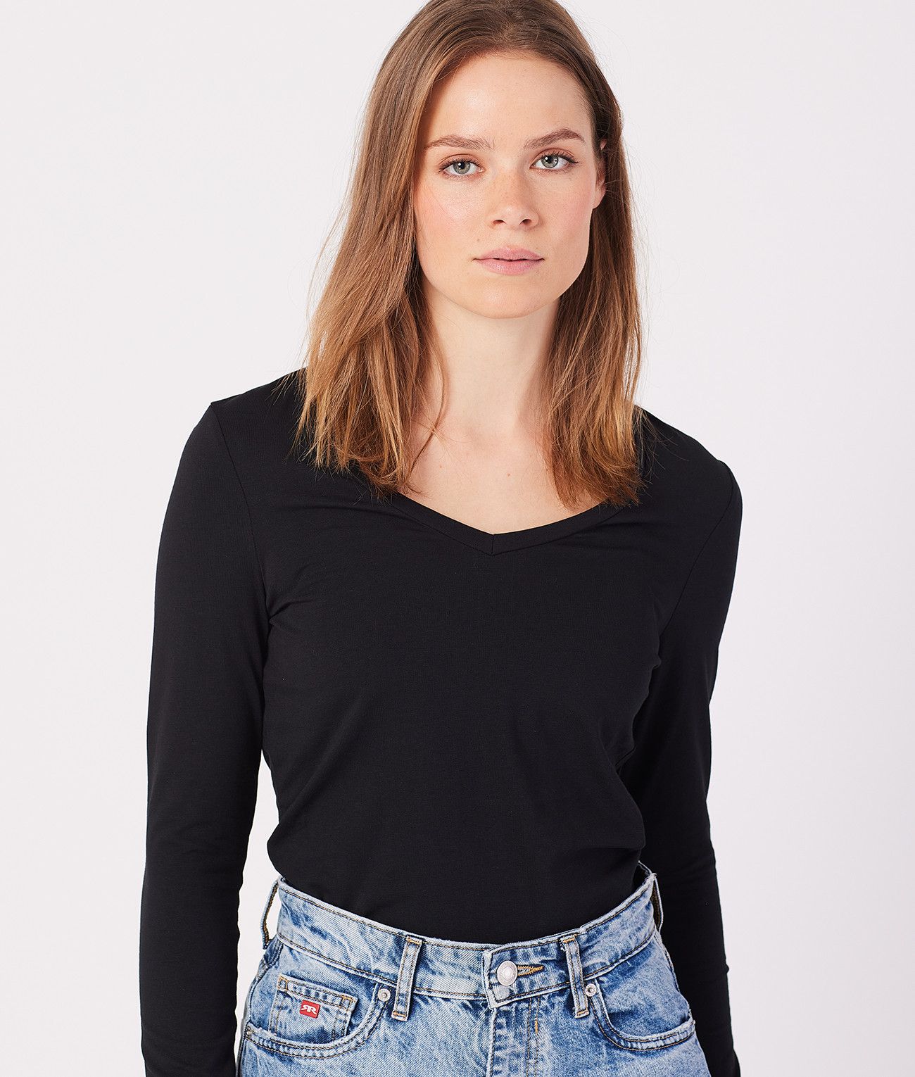 HAILEY L.S.TOP, BLACK