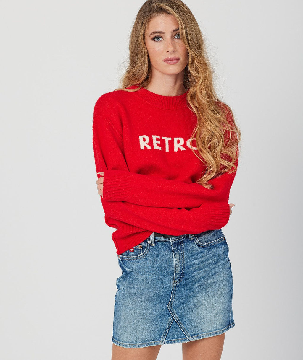 HAILEY SWEATER, RED