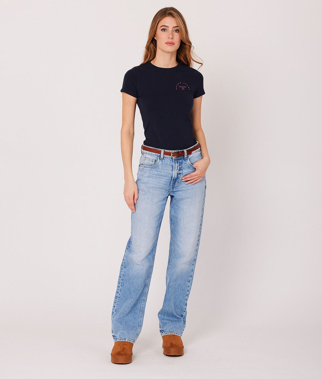 MINDY T-SHIRT, DARK BLUE