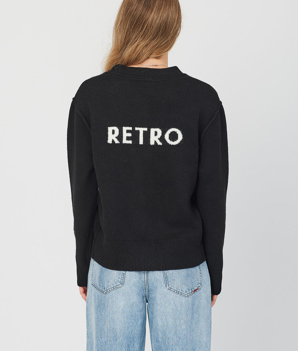 HAILEY CARDIGAN, BLACK
