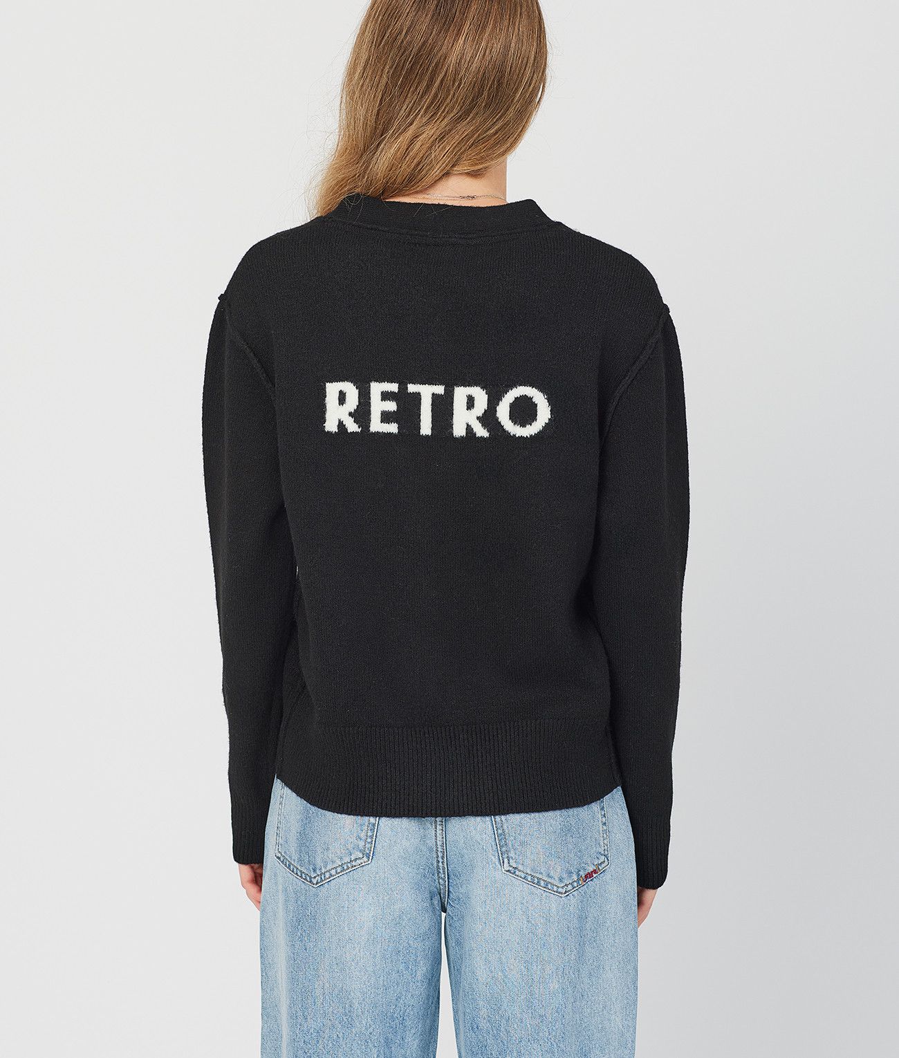 HAILEY CARDIGAN, BLACK