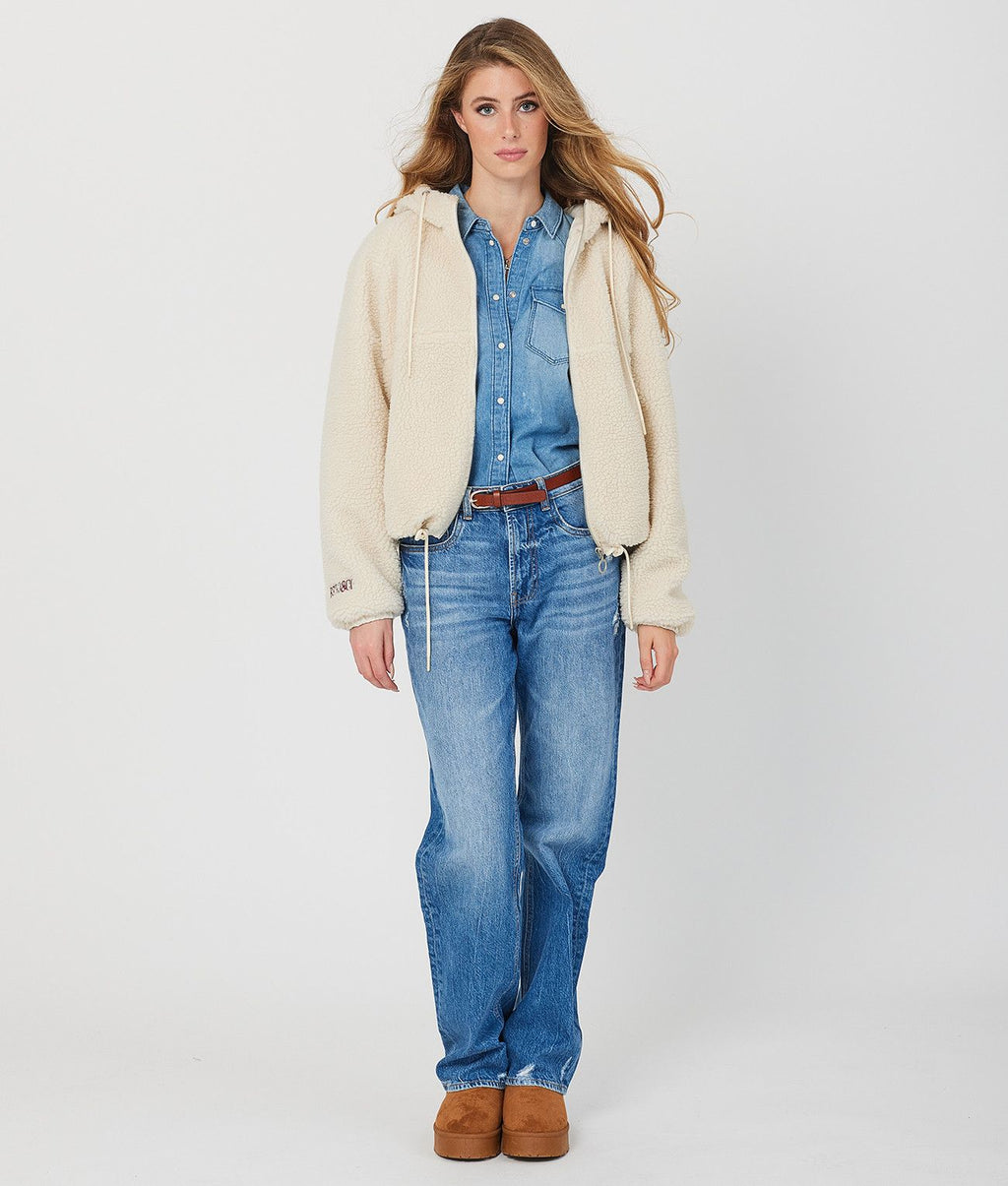 FLEUR JACKET, BEIGE