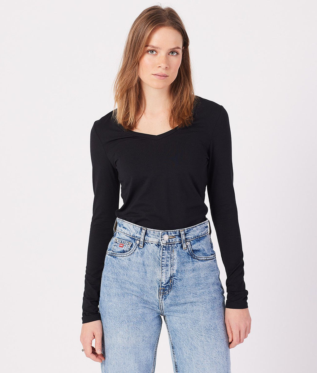 HAILEY L.S.TOP, BLACK