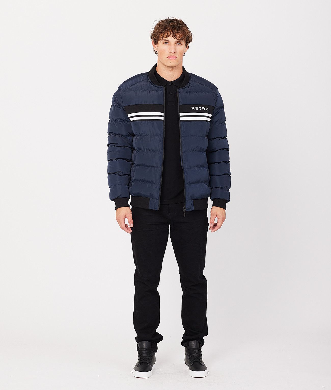 WILL JACKET, BLUE BLACK