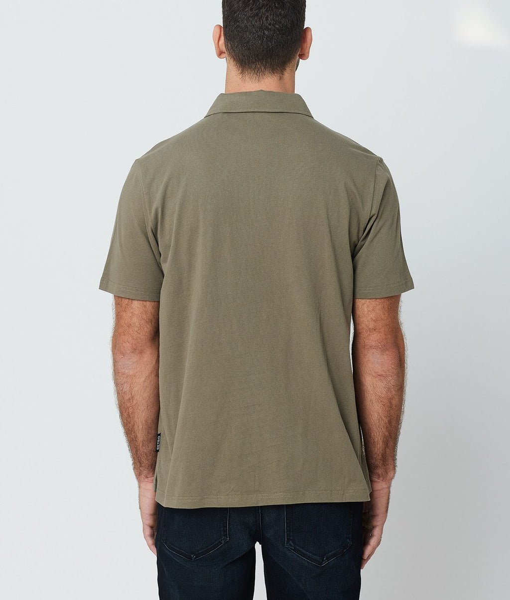 ACEY FÉRFI GALLÉROS PÓLÓ, KHAKI