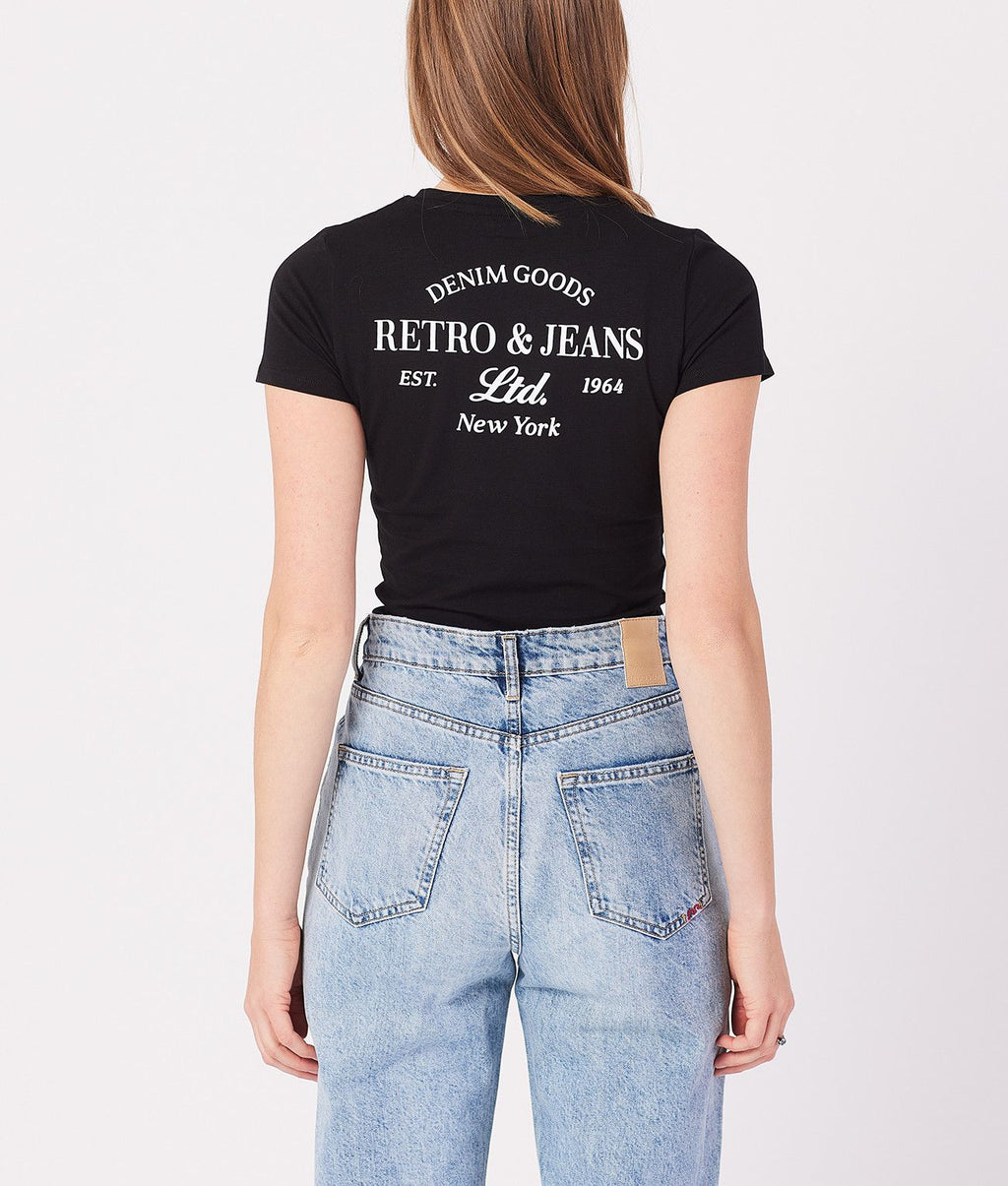 PETRA T-SHIRT, BLACK