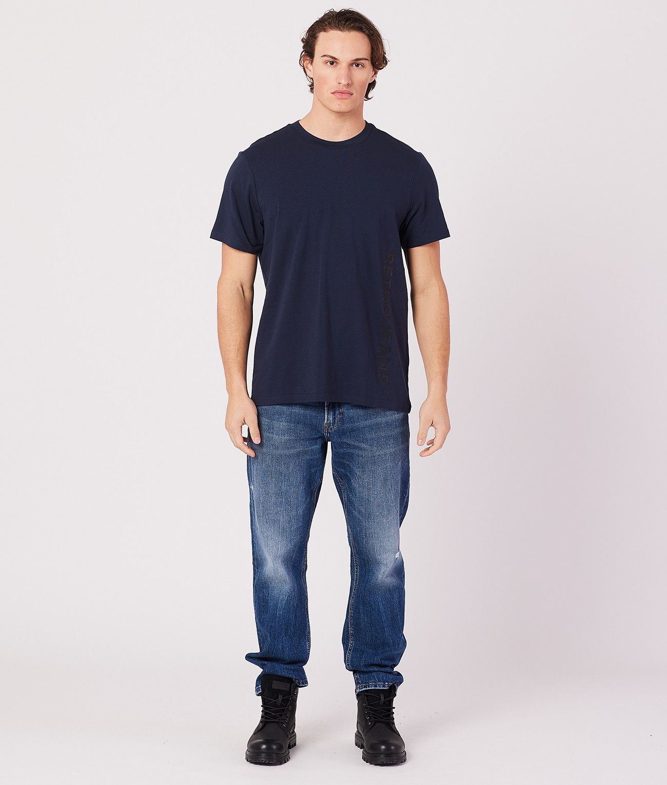 RUFUS T-SHIRT, DARK BLUE