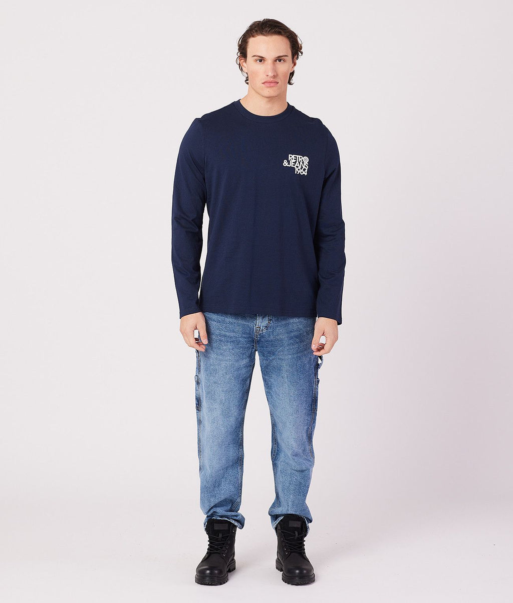 LUCAS L.S.TOP, DARK BLUE