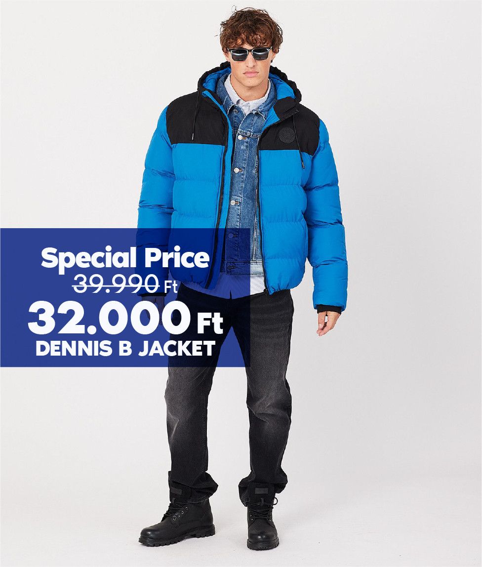 DENNIS B JACKET, BLUE