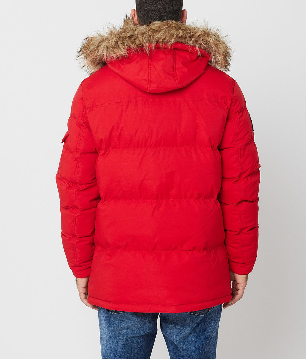 HIMALAYA LONG FÉRFI KABÁT, PIROS