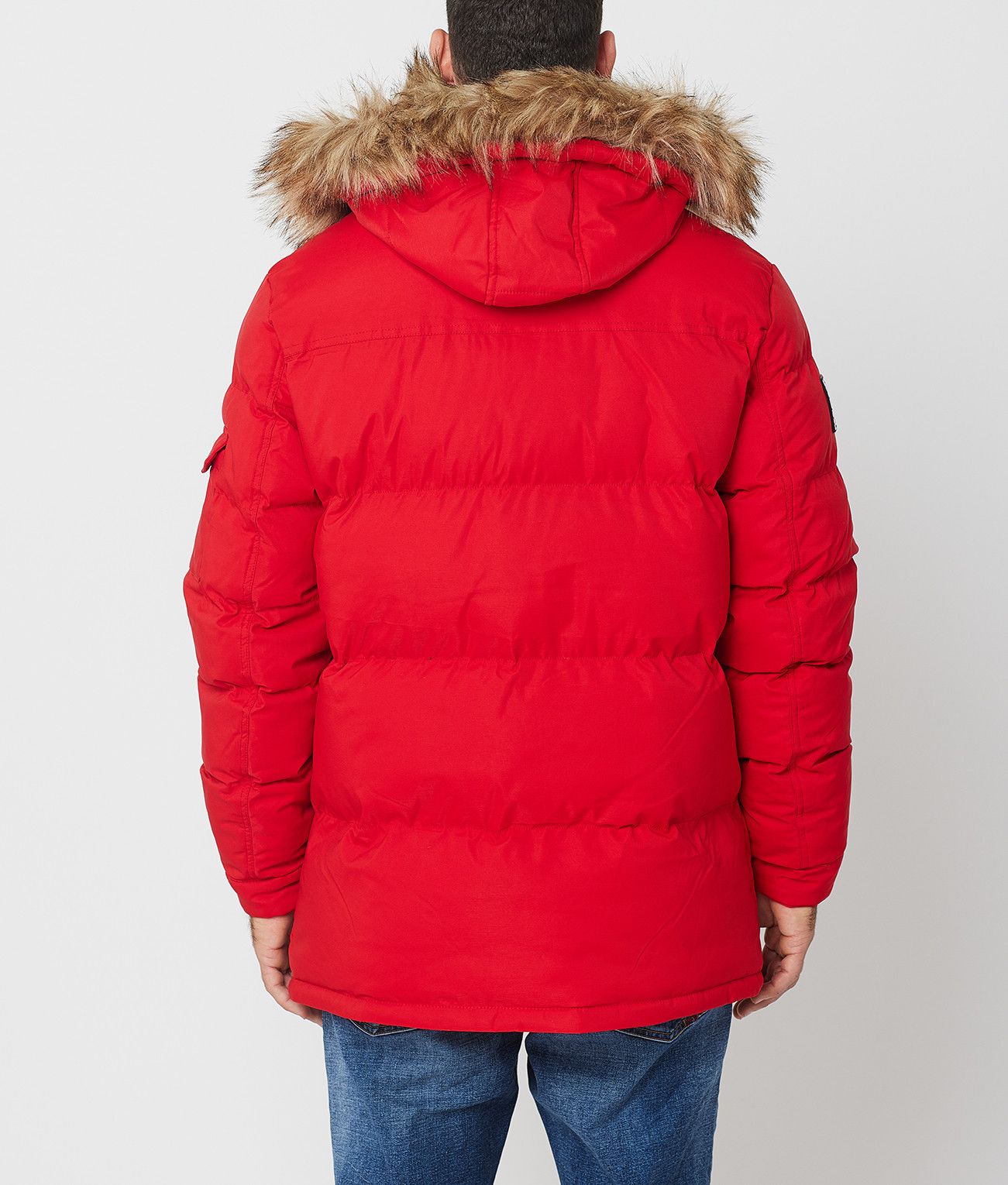 HIMALAYA LONG FÉRFI KABÁT, PIROS