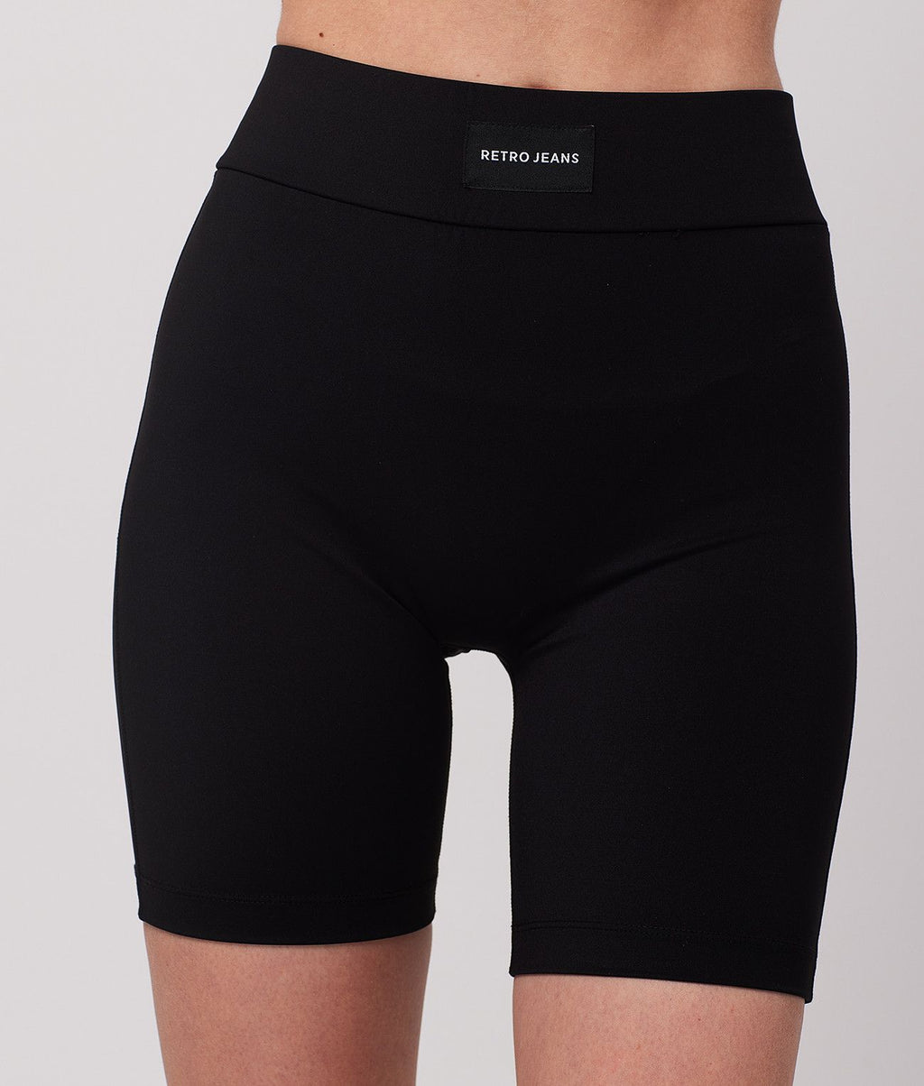 SASA NŐI BICIKLIS LEGGINGS, FEKETE