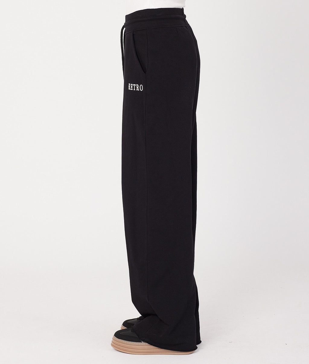 MILAGROS JOGGING BOTTOM, BLACK