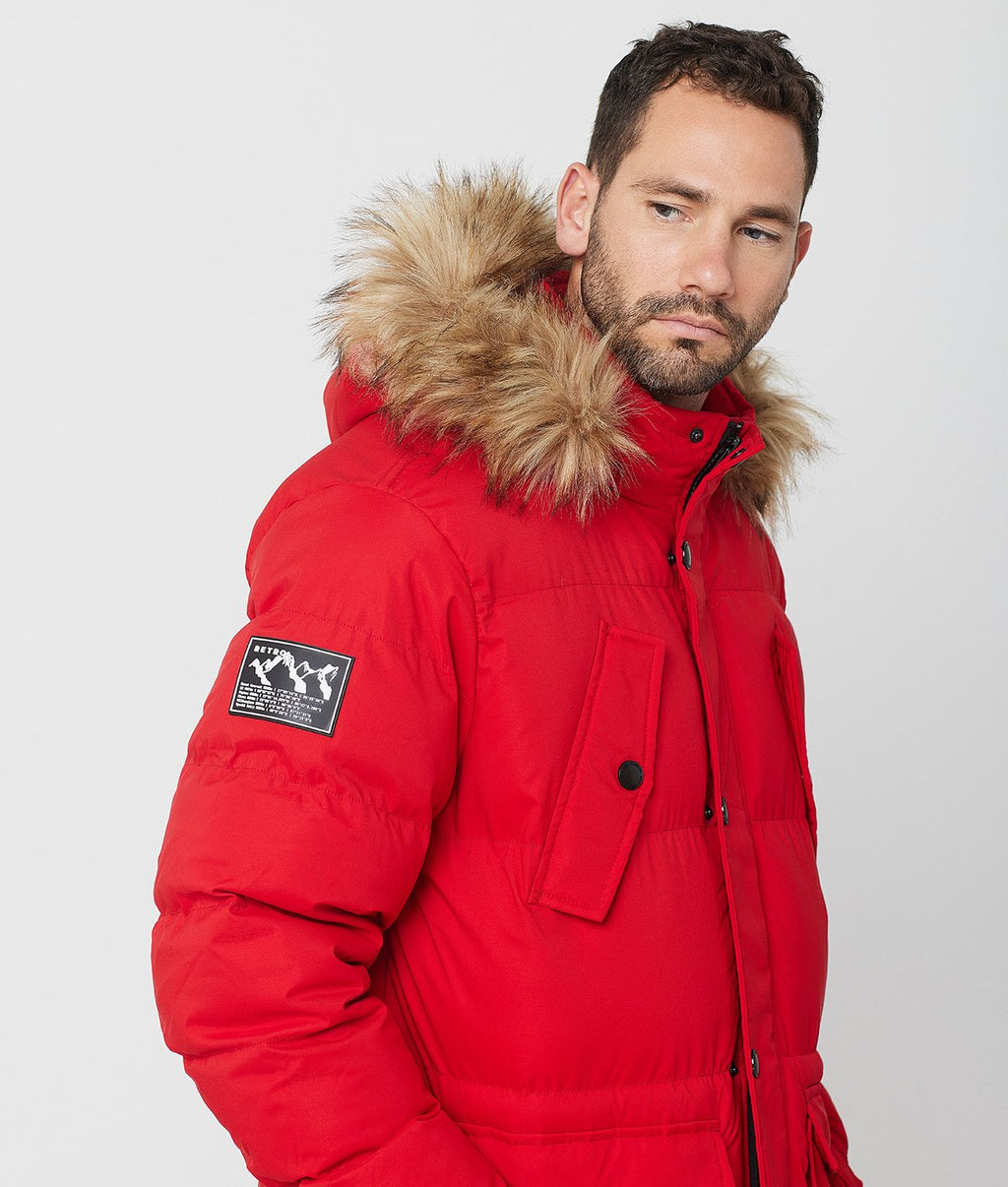 HIMALAYA LONG FÉRFI KABÁT, PIROS