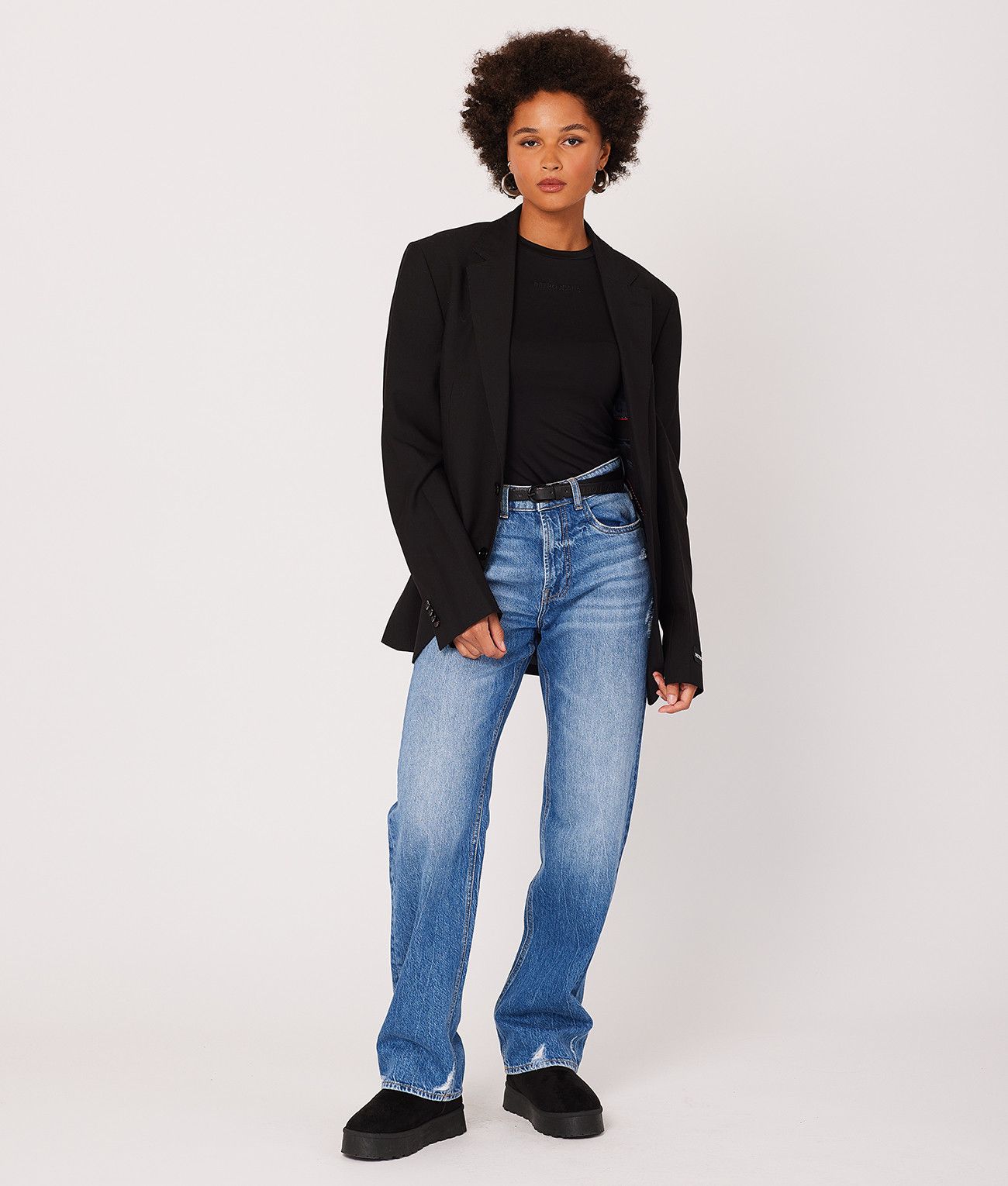 FRANCHESKA L.S.TOP, BLACK
