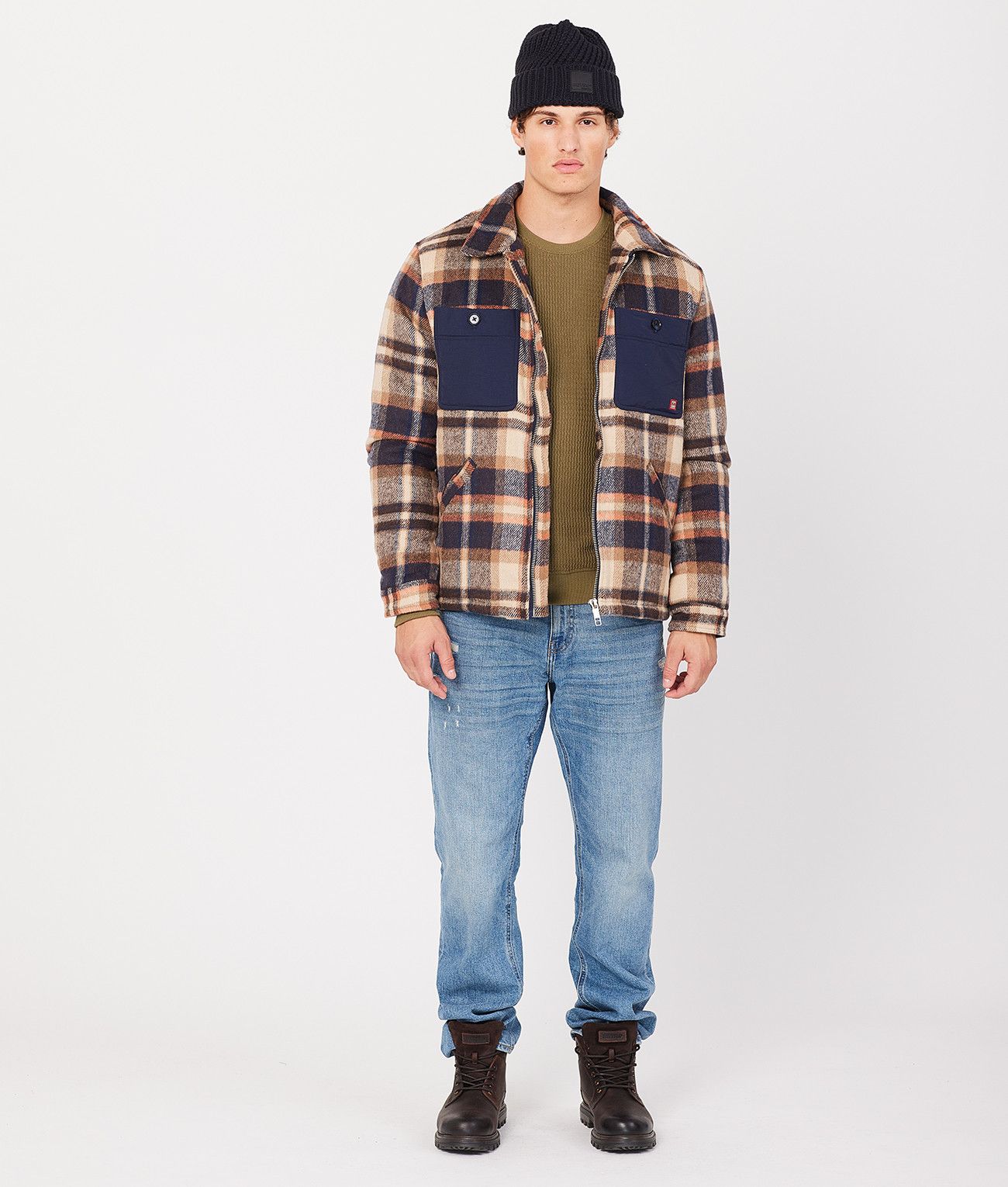 BIX JACKET, CHECKED