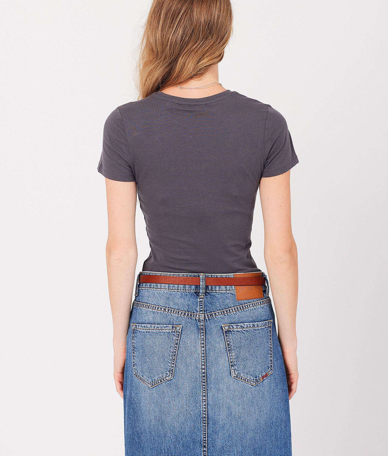 CHRISTINA T-SHIRT, ANTHRACITE