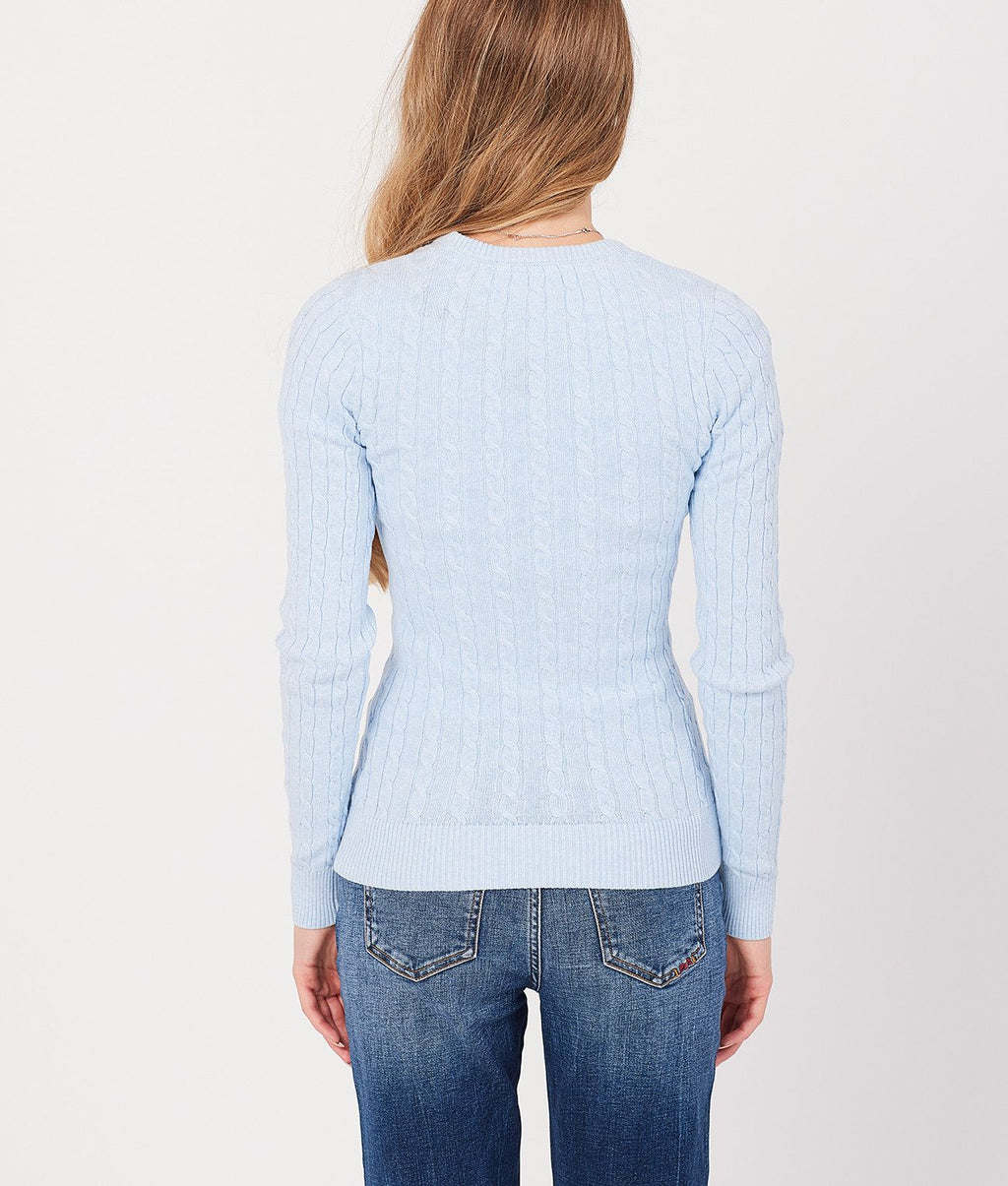 ROSALIE SWEATER, LIGHT BLUE