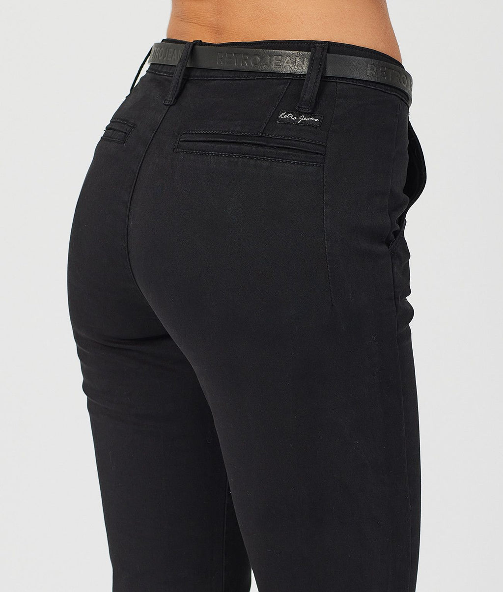 CHLOE PANTS, BLACK