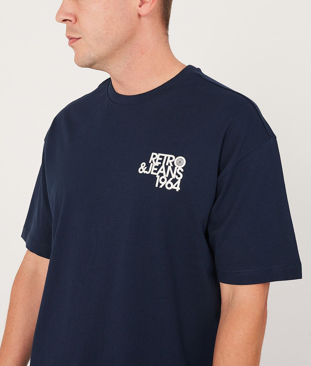 LUCAS T-SHIRT, DARK BLUE