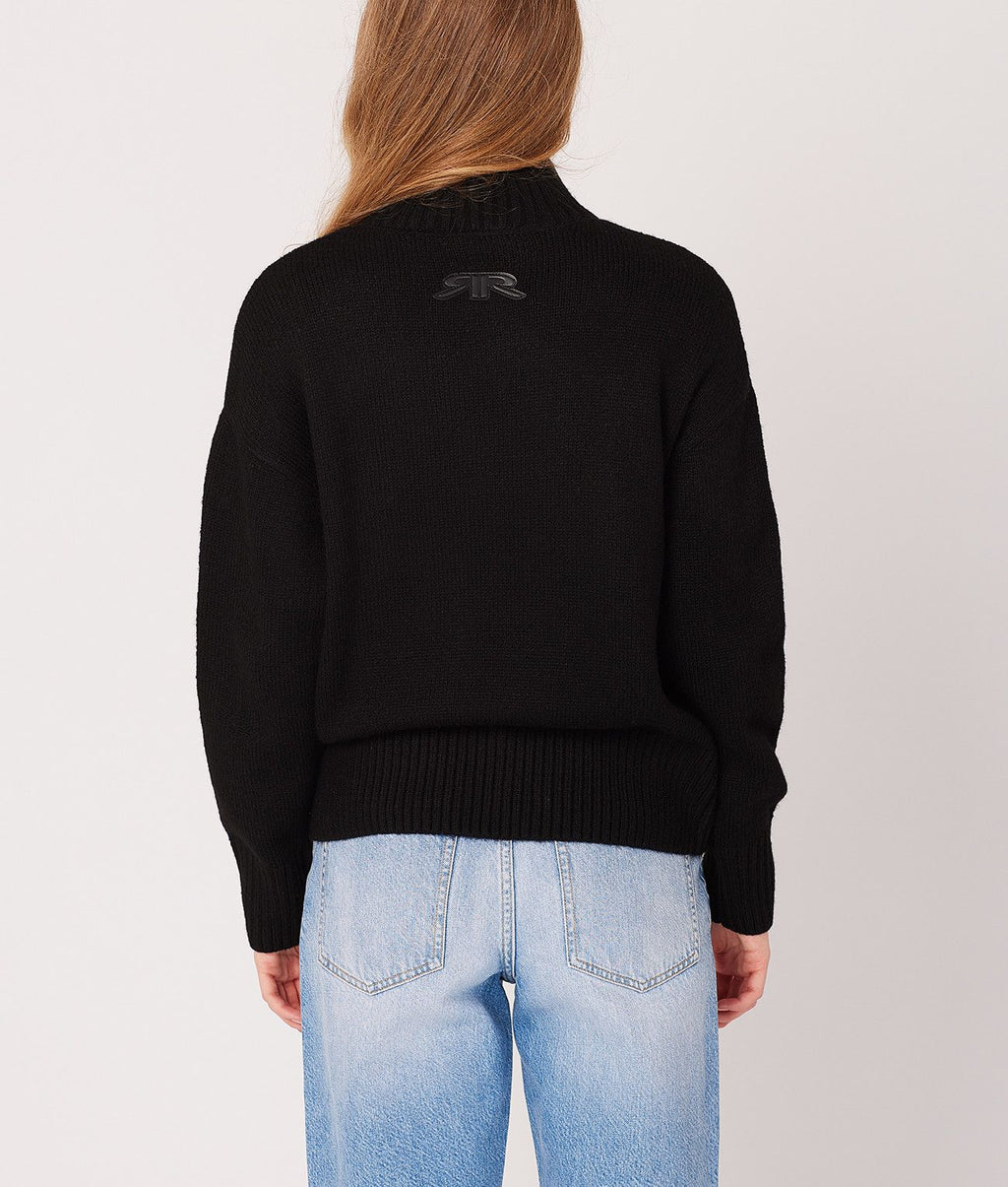 YAZLIN SWEATER, BLACK