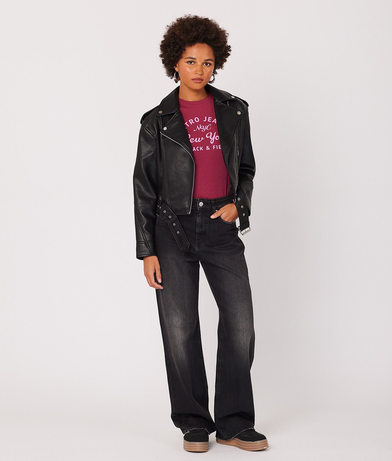 SYLVIE T-SHIRT, BORDEAUX