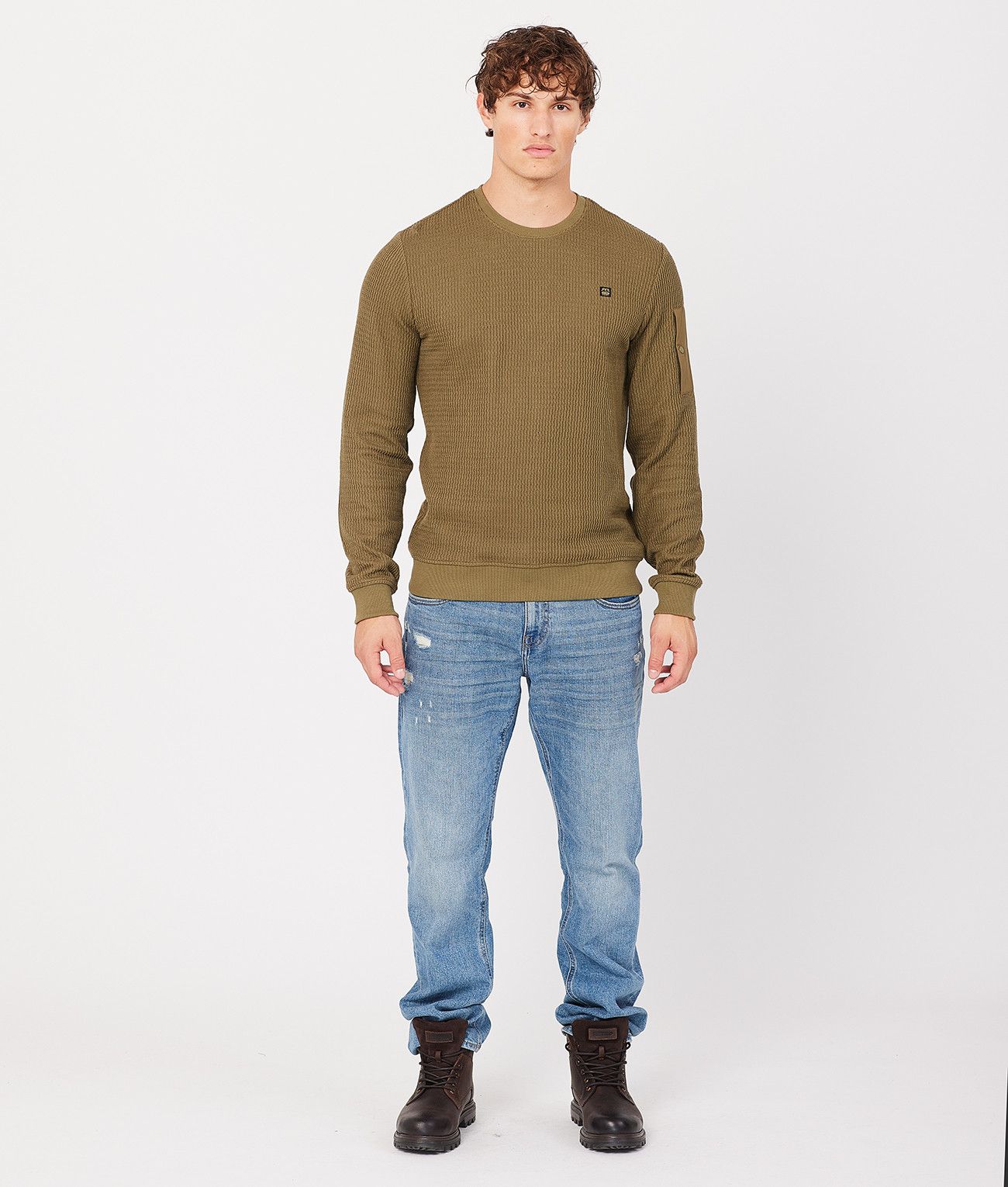 KANAN SWEATER, KHAKI