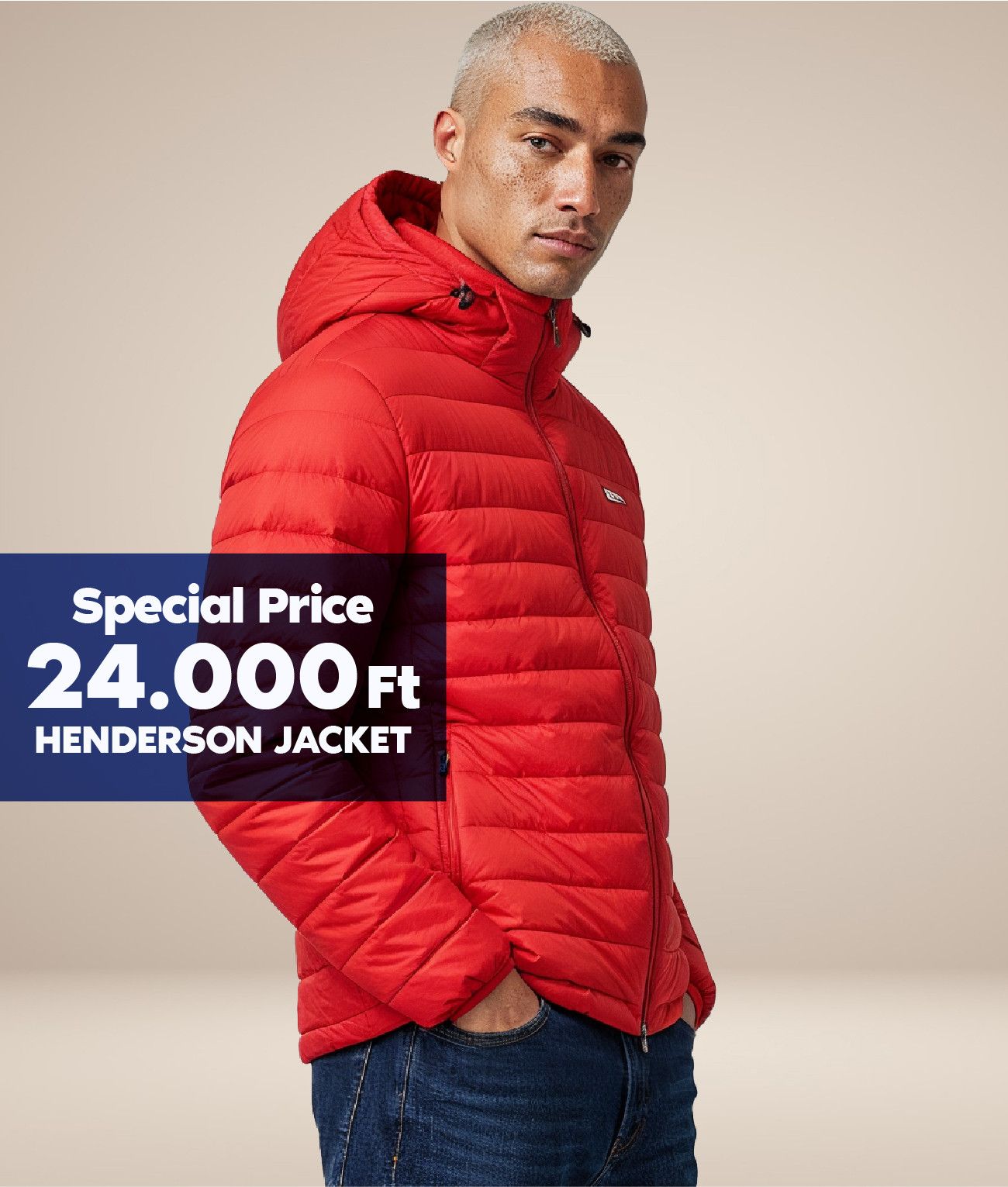HENDERSON JACKET, RED