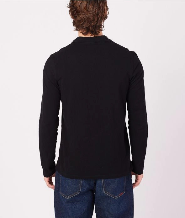 CLOVIS LONG POLO, BLACK