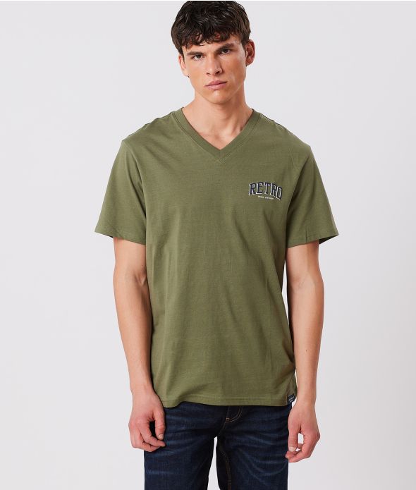 LOGAN V-NYAKÚ PÓLÓ, KHAKI