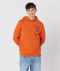FISTO HOODIE JOGGING TOP, DARK ORANGE