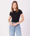 KYRA T-SHIRT, BLACK