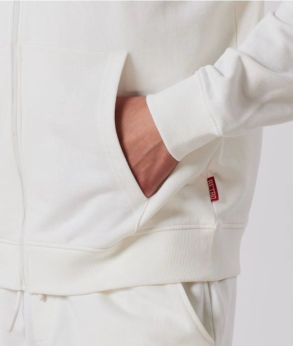 MATT CIPZÁRAS MELEGÍTŐFELSŐ, OFFWHITE