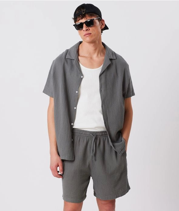 MASON RÖVID UJJÚ ING, KHAKI