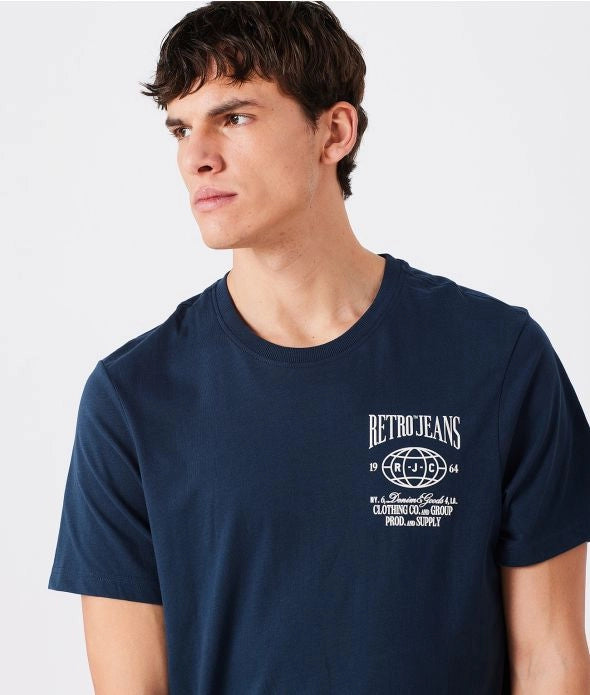 FISTO T-SHIRT, DARK BLUE
