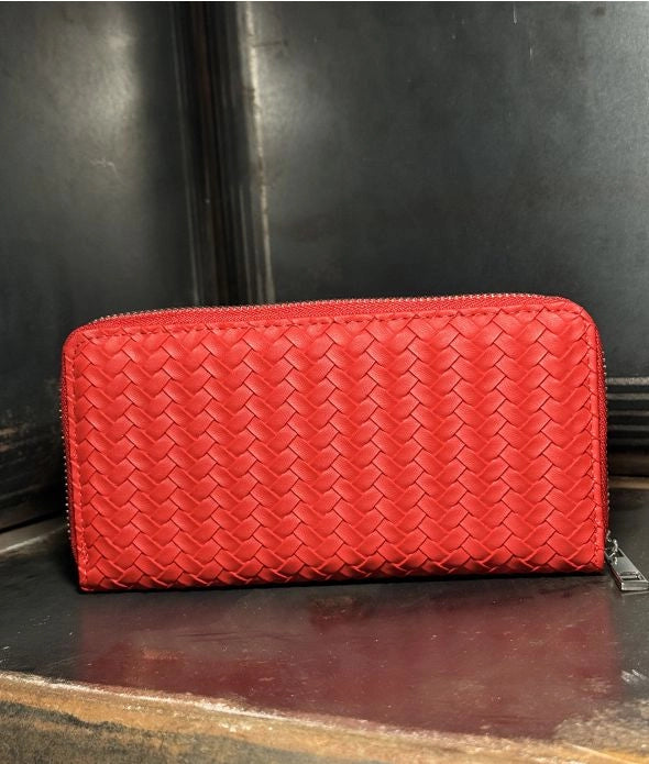 HAILEY WALLET WALLET, RED